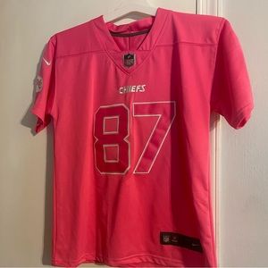 TRAVIS KELCE WOMAN (med)/ GIRLS JERSEY (xl)